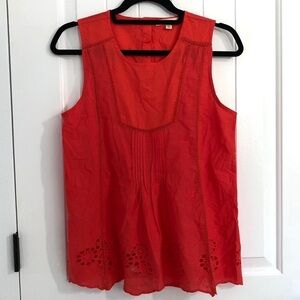 NWOT Red Sleeveless Top